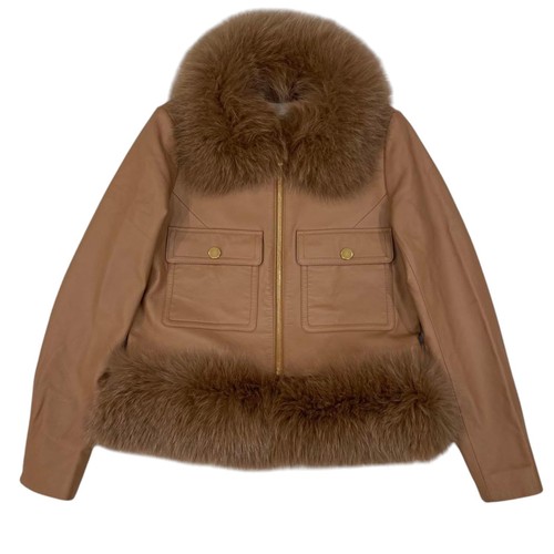 Giacca pelle pelliccia - , di