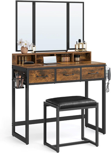 Mobiletto rustico marrone - , con