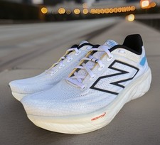 Scarpe da corsa New Balance 1080v13 Fresh Foam X bianco blu misura 9,5 M108013A