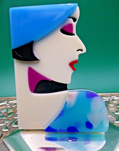 Spilla moderna vintage fatta - spilla,