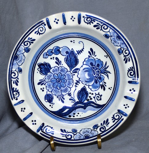 Posacenere faenza blu di - posacenere,