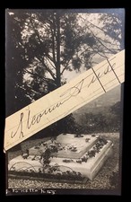 ELEONORA DUSE - Cartolina Originale con Autografo - 1924