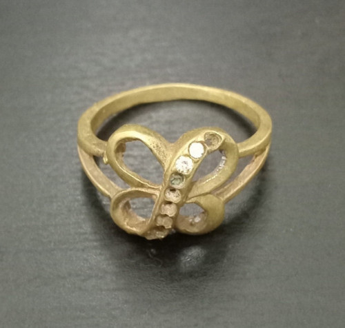 Antico anello bronzo - antico,