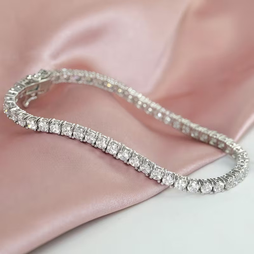 Bracciale tennis moissanite - bracciale,