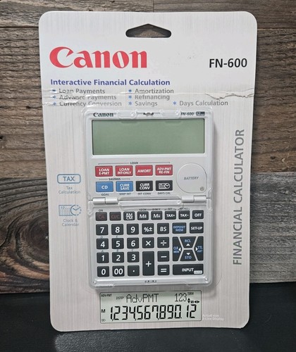 Calcolatrice finanziaria canon - calcolatrice,
