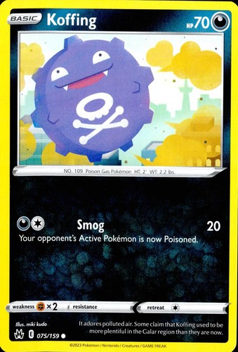 Koffing 075 159 - koffing, crown