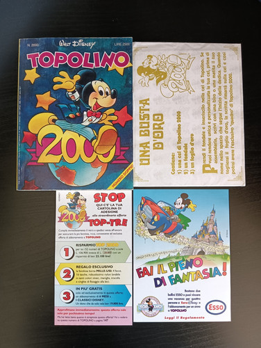 Fumetto topolino walt - topolino, disney