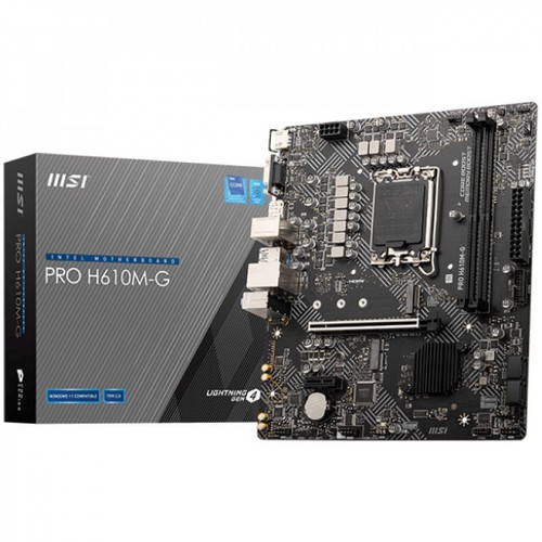 Msi pro h610m motherboard - h610m-g,