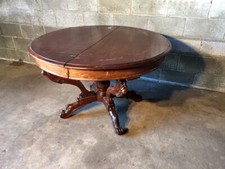 Antico ed Elegante Tavolo Rotondo Carlo X - Restaurato (in corso d'opera)