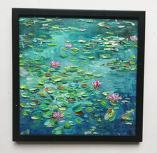Dipinto olio ninfea - , stile