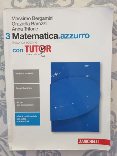 Matematica azzurro vol 3 con - azzurro, vol.