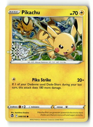 Pokemon card pikachu holiday - pokemon,