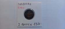 Moneta Svizzera 1920 2 Rappen