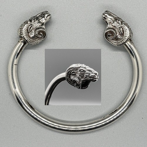 Ram teschio testa 925 - teschio, argento