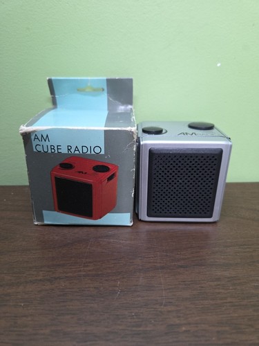 Vintage cube radio - vintage,