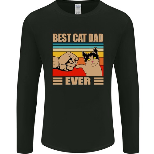 Migliore gatto papà ever - gatto,