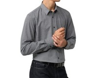 Camicia uomo slim fit manica