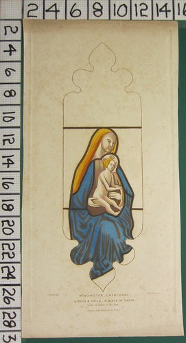 1845 datato antico stampa - datato,