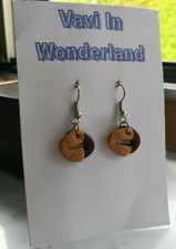 Orecchini biscotto ABBRACCI in pasta modellabile Fimo fatti a mano, handmade 