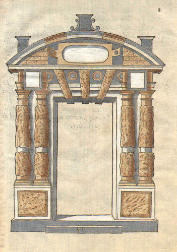 Architettura porta architrave - porta,