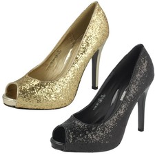 Scarpe sera glitterate - scarpe, slip