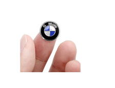 2 adesivi logo BMW 11mm