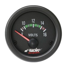 Simoni Racing manometro  strumento tensione  voltimetro  Voltmetro Black line