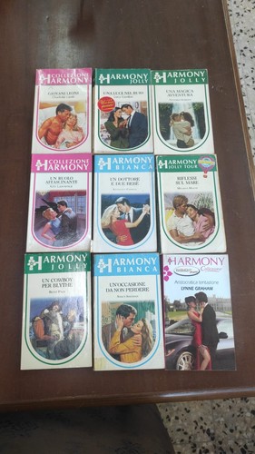 Lotto libri romanzi harmony - libri,