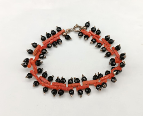 Bracciale donna vero corallo