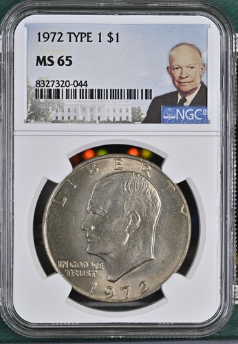 1972 eisenhower dollaro - p, $1