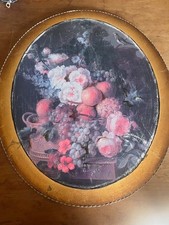 Stampa su Legno "Fantasia di Fiori e Frutta"