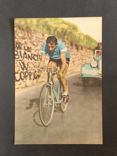Cartolina coppi ciclismo - cartolina,