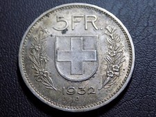 Svizzera 5 franchi d'argento
