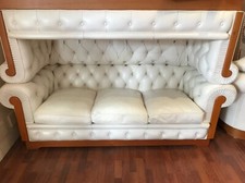 Coppia di Divani Poltrona Frau Chester Bianco, 2 posti