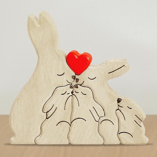 Puzzle arte legno - di, in