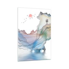 Quadro su Vetro 70x100cm Onde