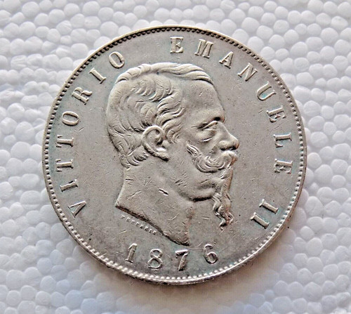 Lire 1876 zecca - 5,