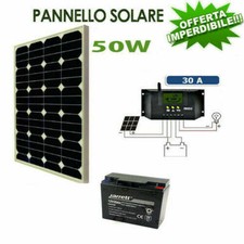 Kit Pannello Fotovoltaico 50W