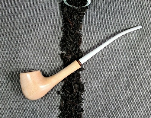 Pipa fumo lunga legno - da,