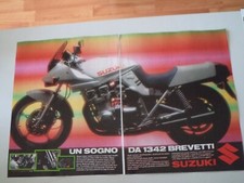 advertising Pubblicità 1981 MOTO SUZUKI GSX S 750/1100 KATANA