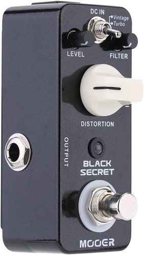 Black secret pedale distorsore - black,