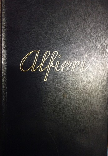 Libro alfieri vittorio - libro,