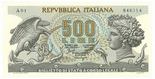 500 LIRE BIGLIETTO DI STATO