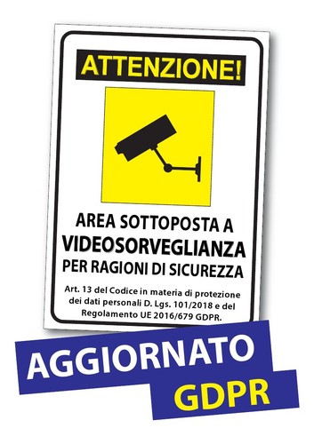 Adesivo cartello area - ,