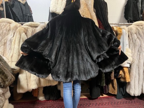 Cappotto visone paletot - visone, saga