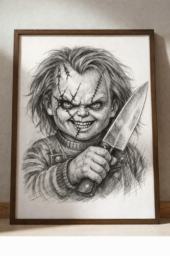 Chucky horror film disegno - horror,