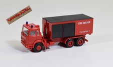 Herpa 1:87 H0 -Iveco Turbostar caricatore intercambiabile olio "vigili del fuoco" - senza scatola originale - G 46