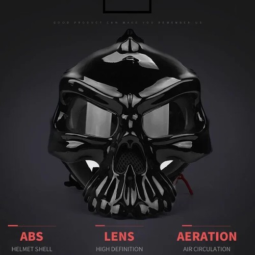 Casco moto scheletro - casco,