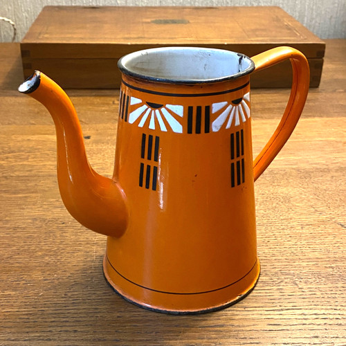 Ancienne cafetiere tole - ancienne,