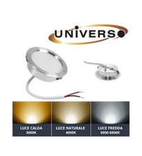 Faretto a led incasso slim 3W luce calda naturale fredda mensole cappa 55mm 220v